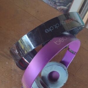 Beats by Dre wired Headphones - Black and Purple